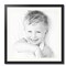 ArtToFrames 28x28" Matted Picture Frame with 24x24" Single Mat Photo Opening Framed in 1.25" Black and 2" Mat (FWM-3926-28x28)